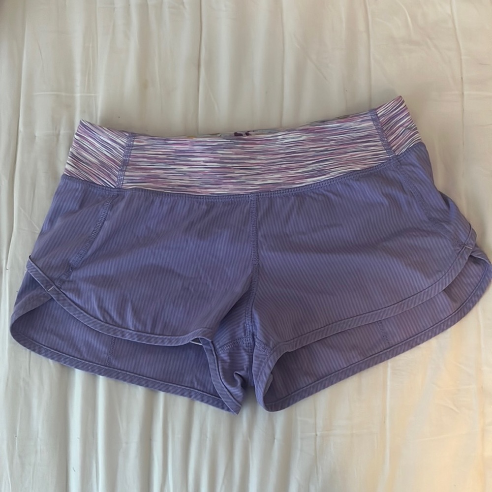 ivivva girls purple shorts